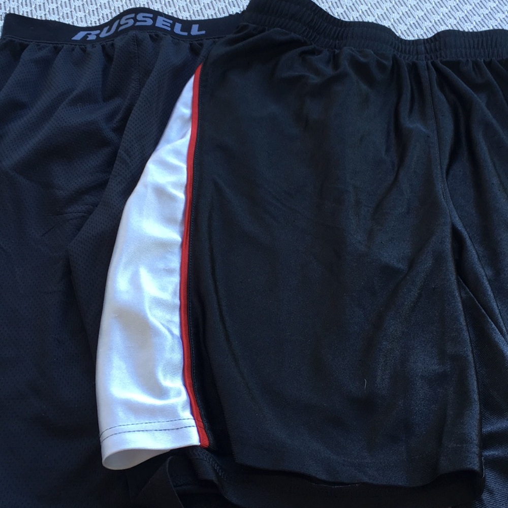 Long black shorts